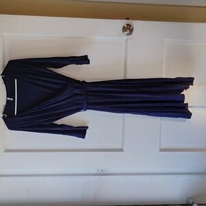 Auditions Deep Blue Long Sleeve Dress